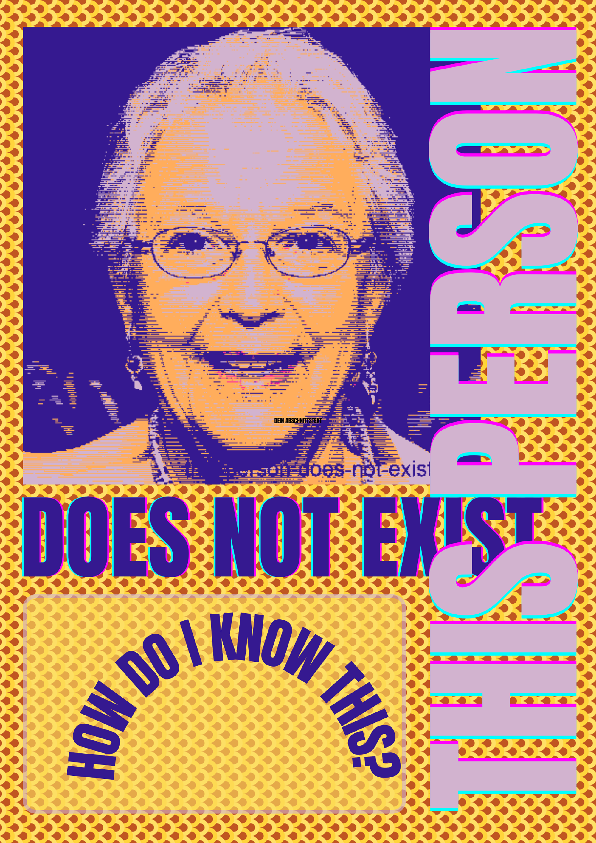 Plakat mit einem Text-Block mit dem Inhalt 