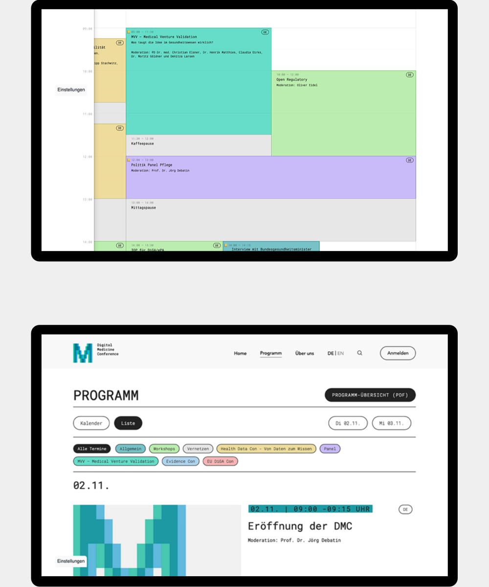 Digital Medicine Conference 2021, Programm