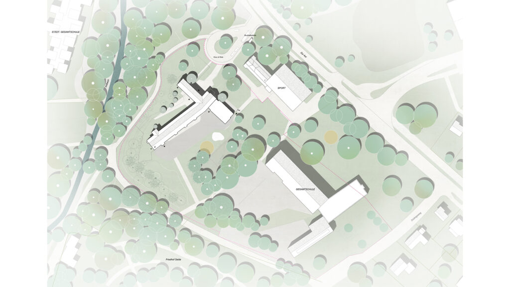 CKRS Albert Schweitzer Schule Oelde Lageplan 02 Bestand